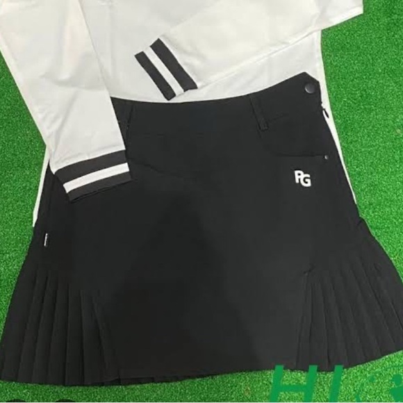 pearly gates golf Pants - Pearly Gates Golf Tennis Black Skort Size M